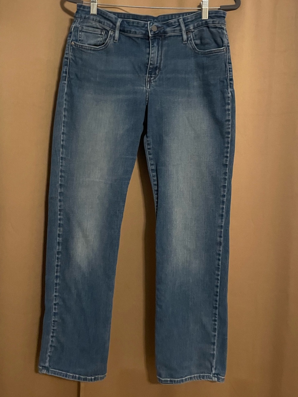 Classic Calvin Klein Straight-Leg Blue Jeans